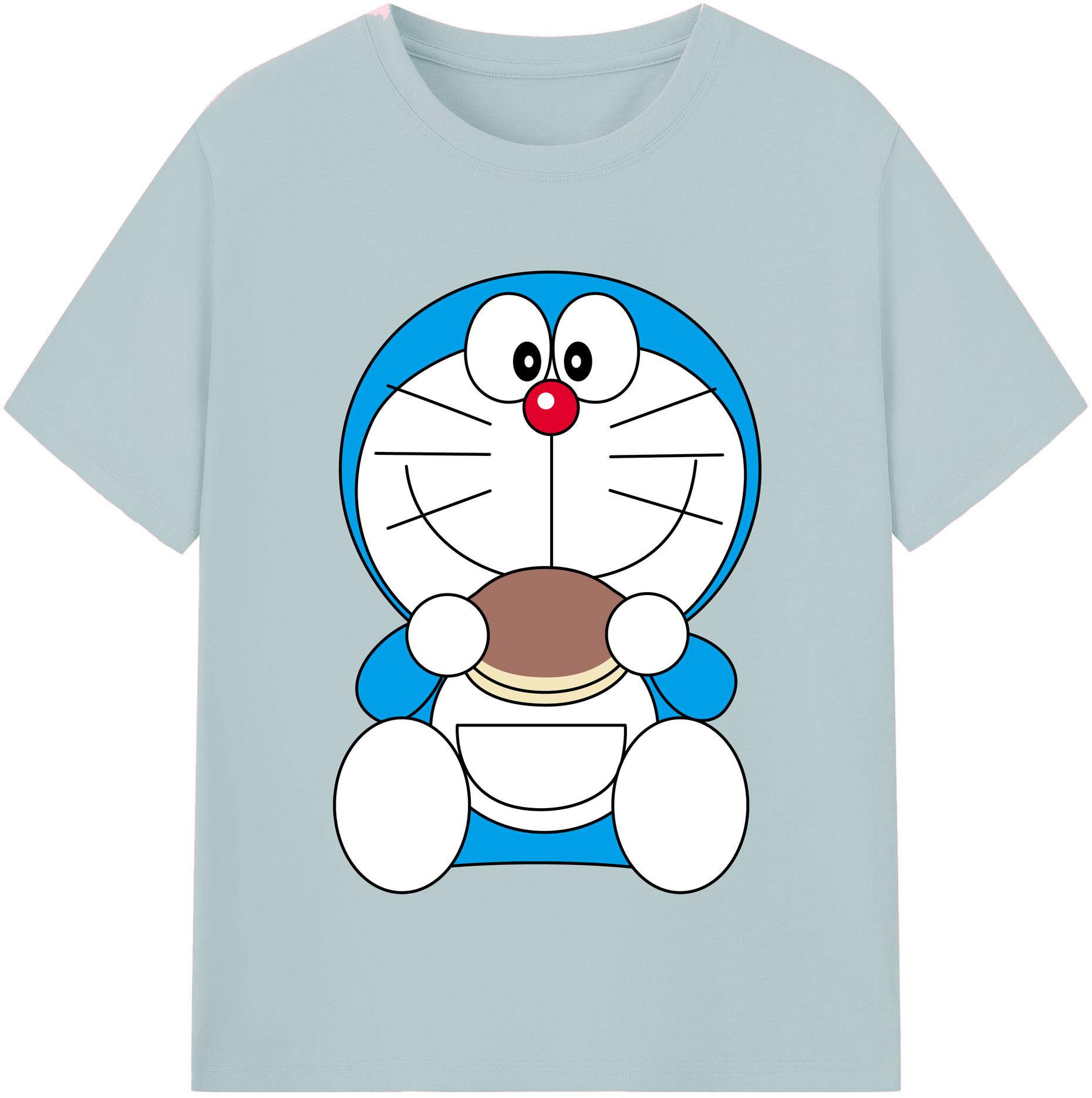 （画像用） ドラえもん Doraemon 綿100％半袖Tシャツ（フロントプリント）